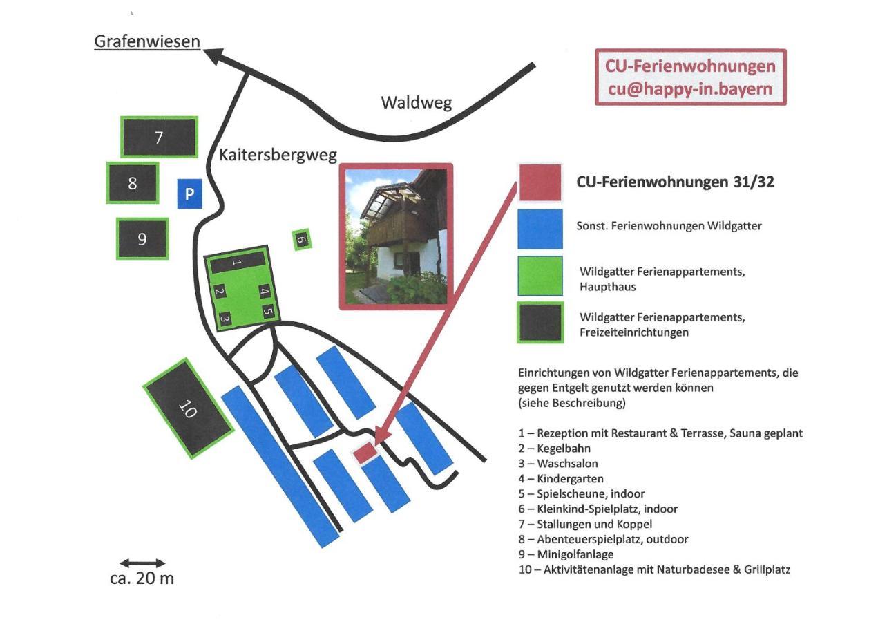 Cu-Ferienwohnungen - Nur Fuer Urlaubsgaeste Grafenwiesen エクステリア 写真